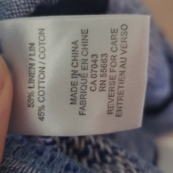 Linen Stripped Dress - Picture 6 of 8